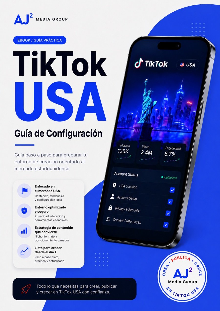TikTok USA Guía de Configuración